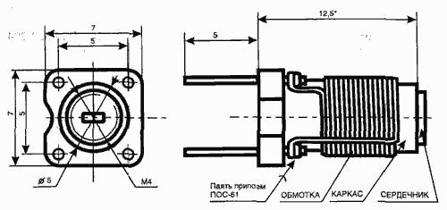 Конструкция катушки