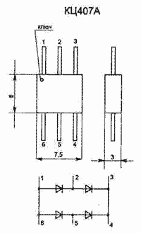 Диодная сборка КЦ407А