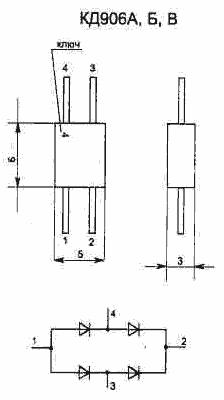 Диодная сборка КД909А,Б,В