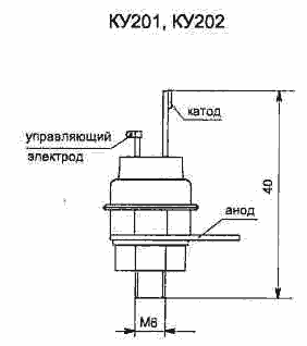 Тиристоры КУ201, КУ202