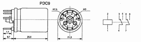 Реле РЭС9