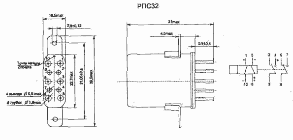 Реле РПС32